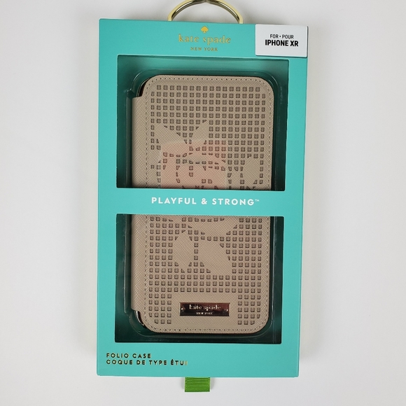 kate spade Accessories - NIB Kate Spade Folio Case for iPhone Xr